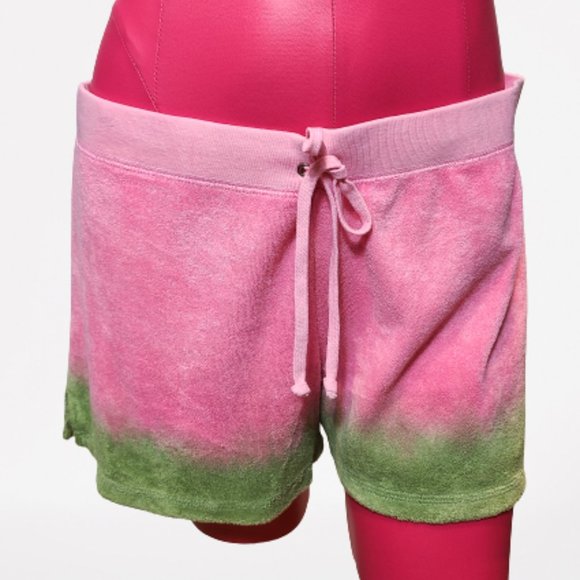 Juicy Couture Pants - Juicy Couture Tie Dye Terry Cloth Shorts - Size Large